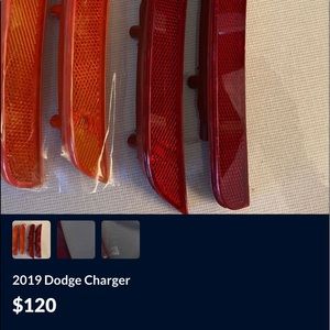 OEM Dodge Charger side markers all four